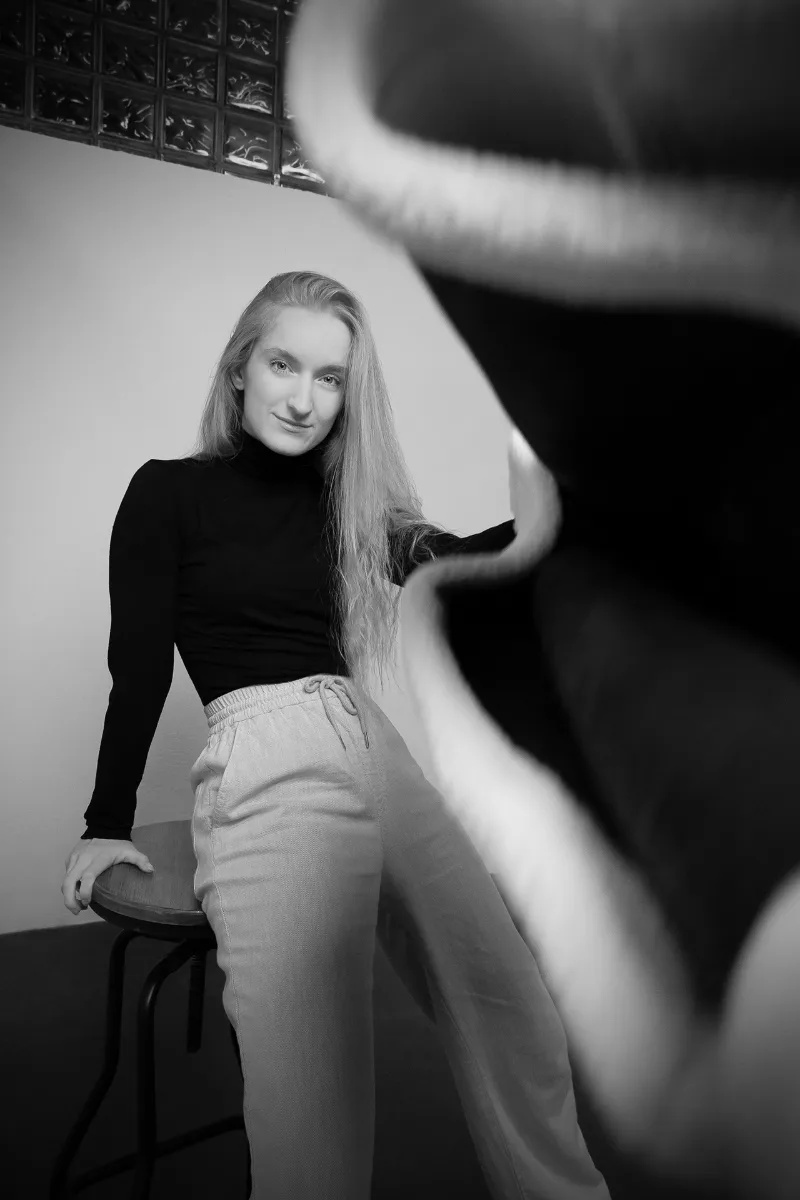 Beauty-Studio-Portrait einer jungen Frau