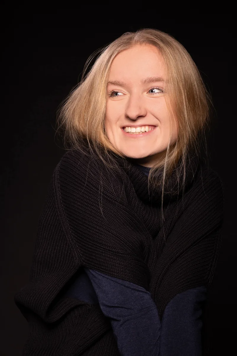 Beauty-Studio-Portrait einer jungen Frau